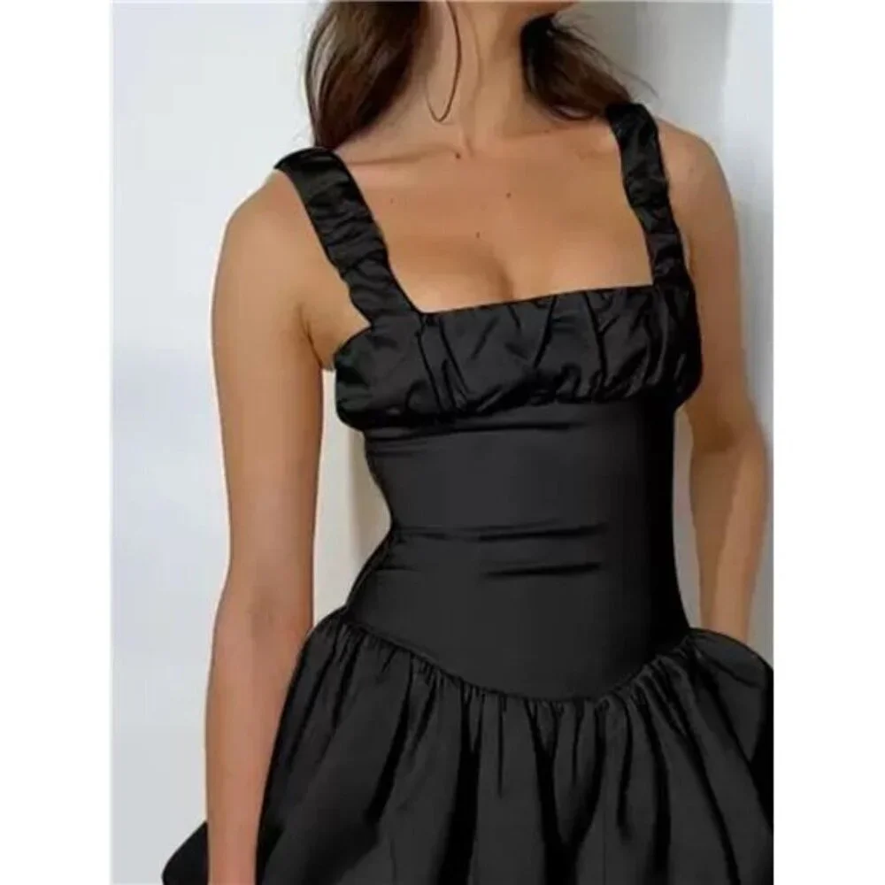 Bubble Hem Mini Dress
